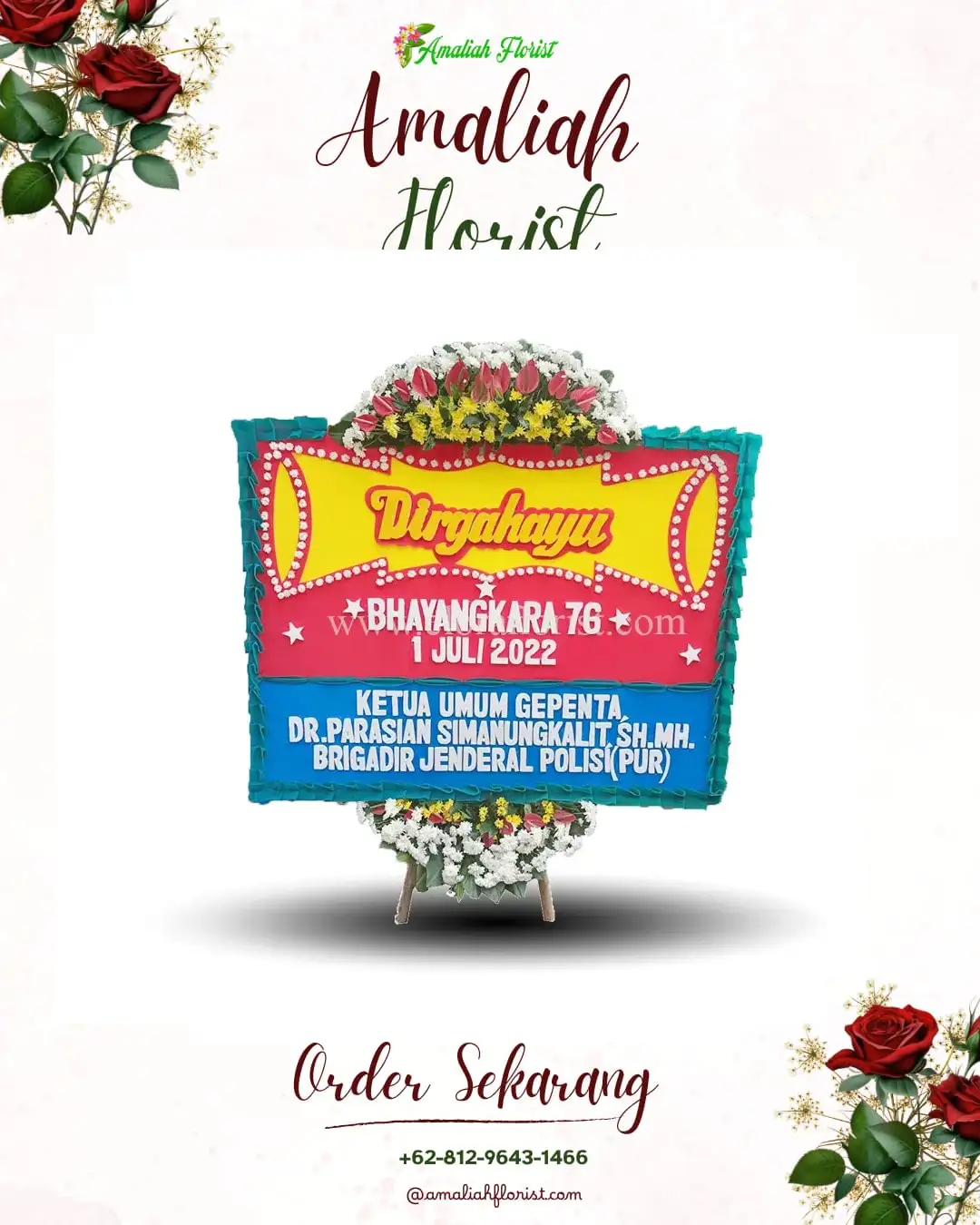 Papan Bunga HUT Ulang Tahun Tawangagung